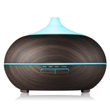 Dark Bamboo Ultrasonic Aroma Diffuser with Bluetooth Speaker - 500 ml