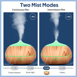 Light Bamboo Ultrasonic Aroma Diffuser with Bluetooth Speaker - 500 ml
