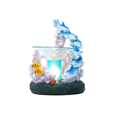 Dolphin Reef Oil Burner Lamp