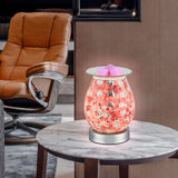 Red Mosaic Oil Burner Lamp