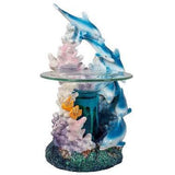 Dolphin Reef Oil Burner Lamp