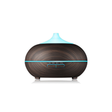 Dark Bamboo Ultrasonic Aroma Diffuser with Bluetooth Speaker - 500 ml