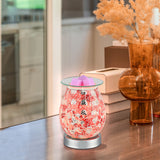 Red Mosaic Oil Burner Lamp