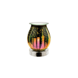3D City Oil Burner Lamp