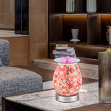 Red Mosaic Oil Burner Lamp